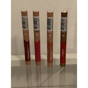 (4) L'Oreal Infallible Matte Crayon 504 505 507 512 Spice Toffee Caramel Chili